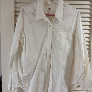 Aritzia Wilfred Free Classic White Top